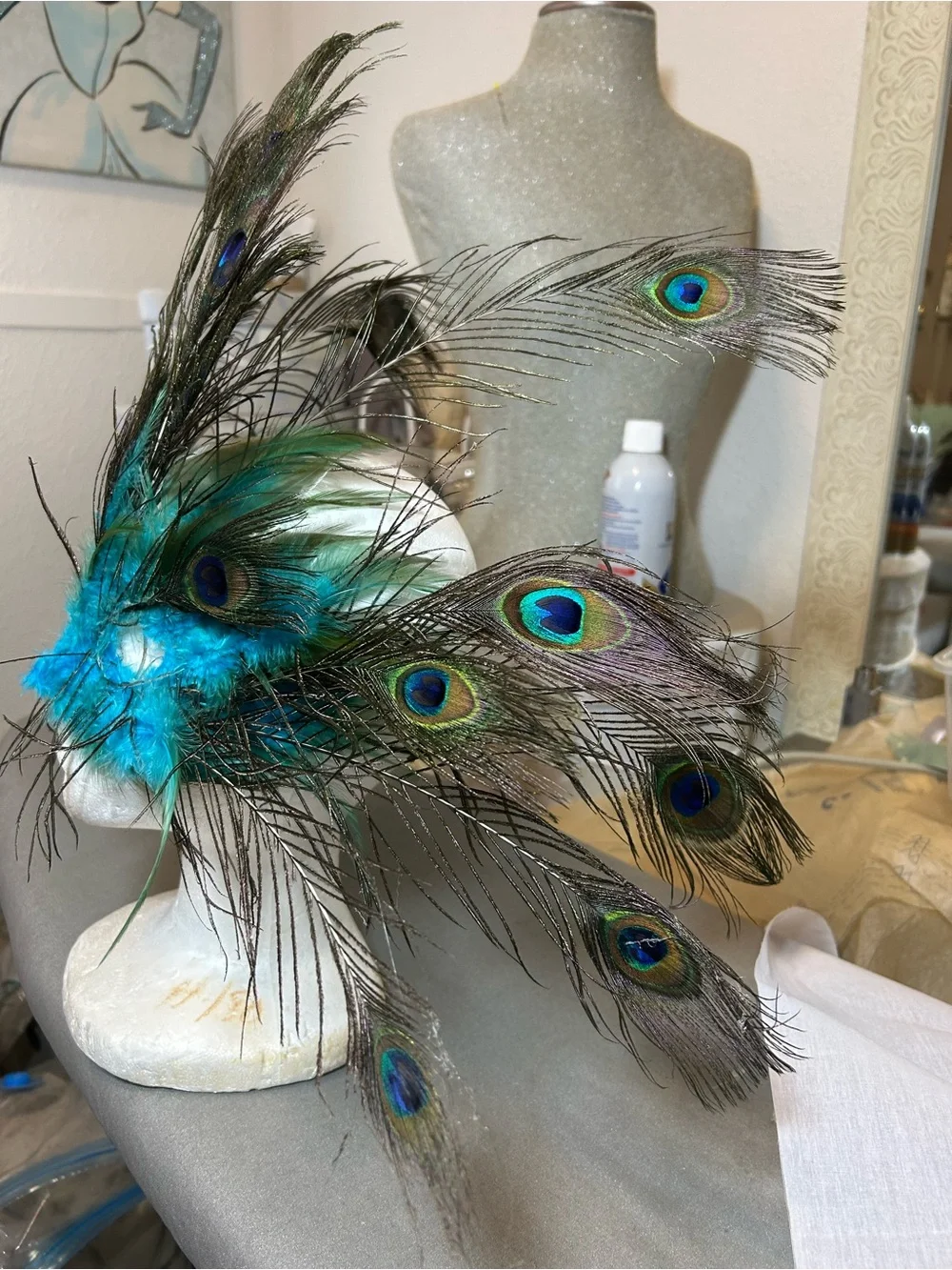 Peacock mask